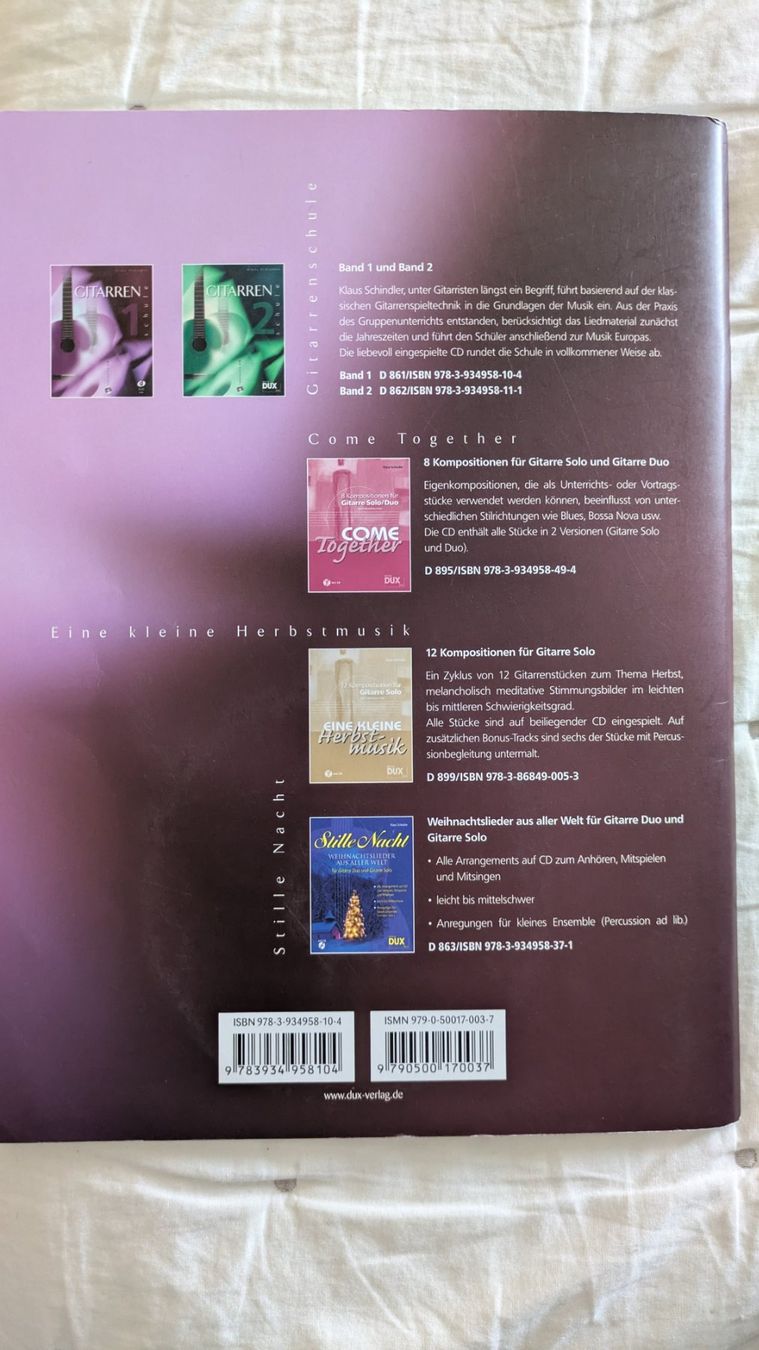 Libri: Gitarren Schule 1 mit CD – Usato da Vinelz venduto da rav_h9zs 1