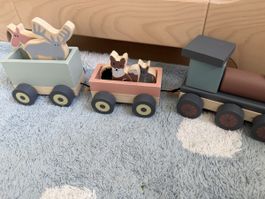 Kid's Concept Holzeisenbahn mit Tieren guter Zustand