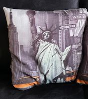 2 Zierkissen New York Statue of Liberty, neuwertig!