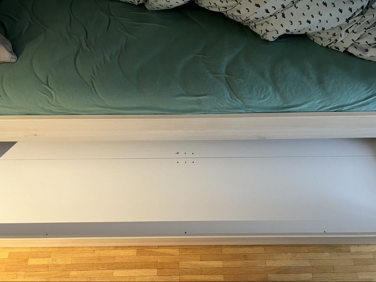 Letti: Hochbett mit praktischem Stauraum, grau – Usato da ebikon venduto da eniii 1