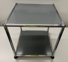USM-Tischli, 350x350x350, mittelgrau, neu