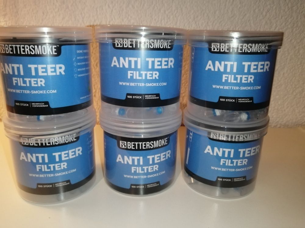 BetterSmoke, Anti- Teer- Filter, 100 Stück