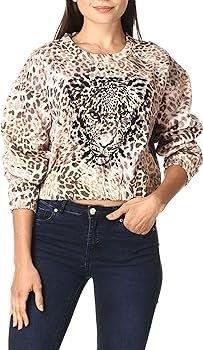 Guess Pullover & Sweatshirts: Guess Sweatshirt Leoprint, Gr. M, neu – Neu und originalverpackt aus Kreuzlingen von shopaholicatheart_4 1