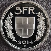 5 Franken 2014 stgl. / aus Münzsatz