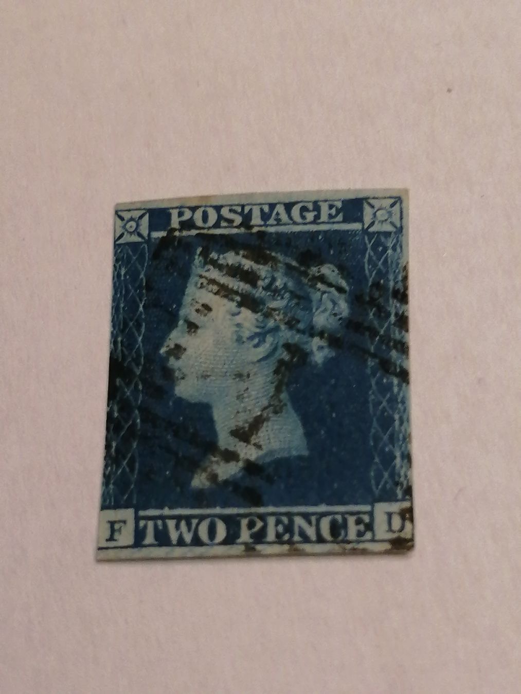 Tous les timbres: Two Pence Blue 1841, Platte 3  – D'occasion à Happerswil par tschergi