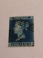 Two Pence Blue 1841, Platte 3 