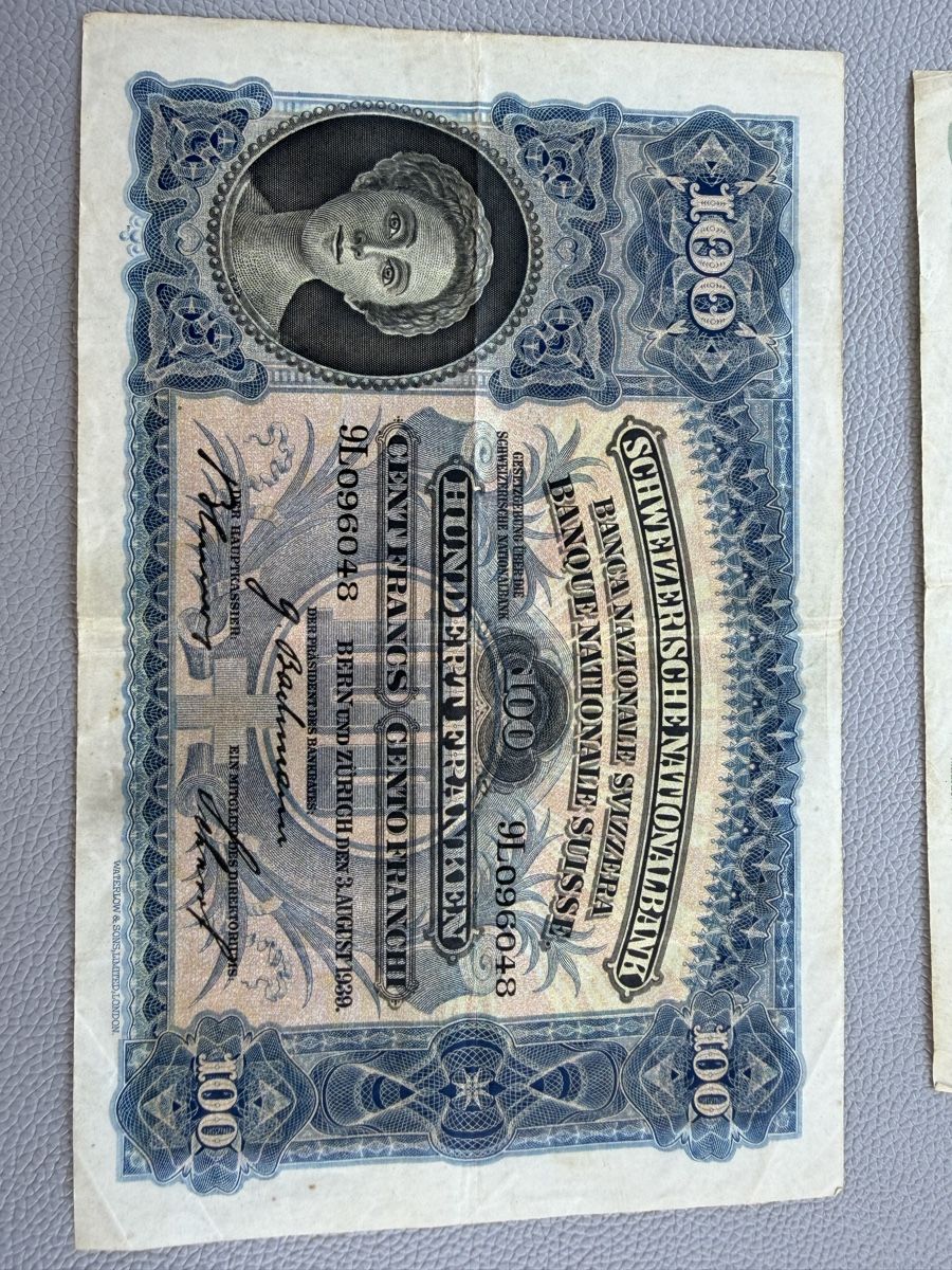 Banconote: Lot de 4 billets de banque suisse – Usato da Posieux venduto da Pitchou2016 1