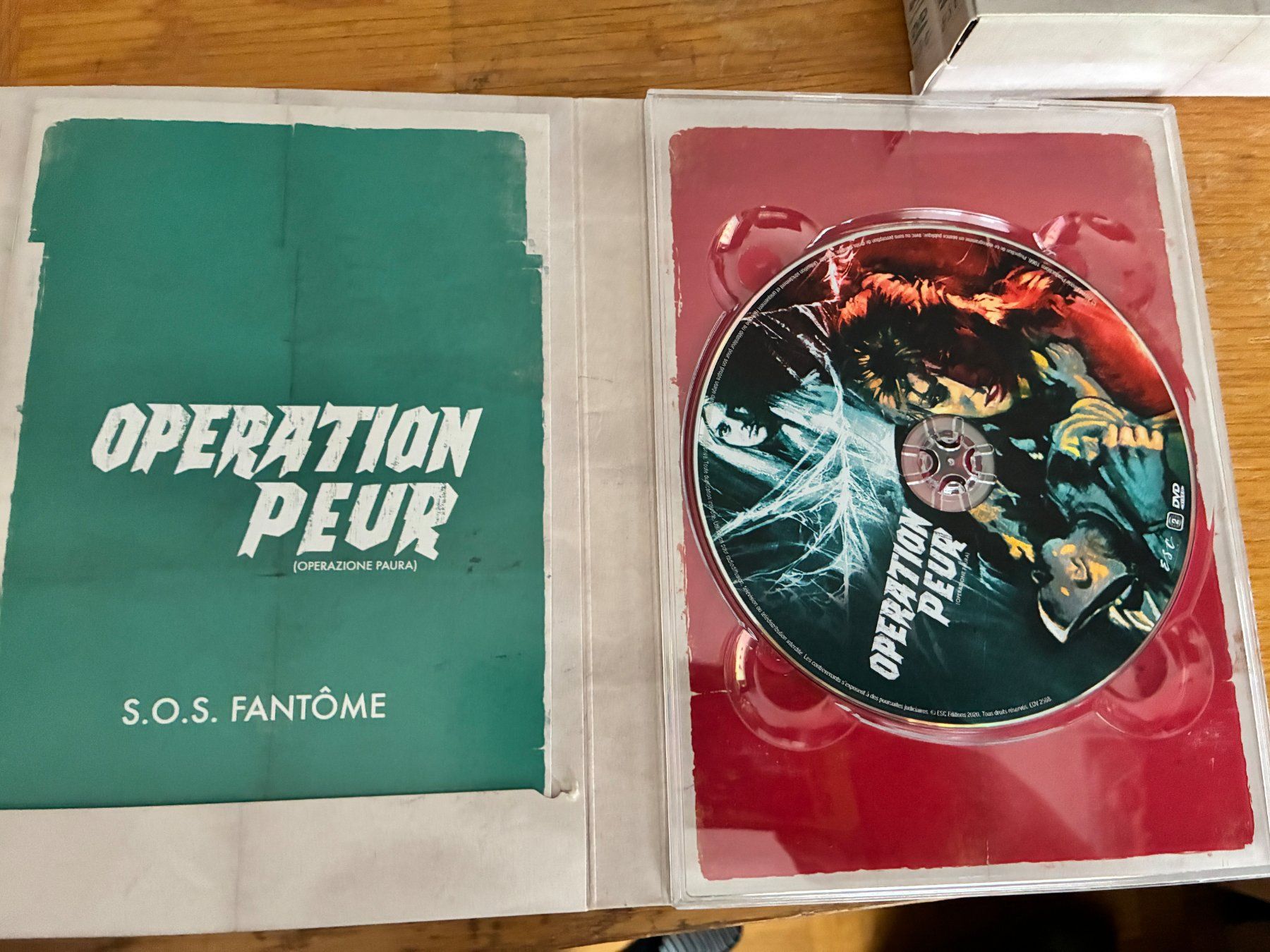 Tutti i DVDs: Opération peur (1976, Blu-ray + DVD, Mario Bava) – Nuovo (secondo la descrizione) da Vevey venduto da zecollector 3