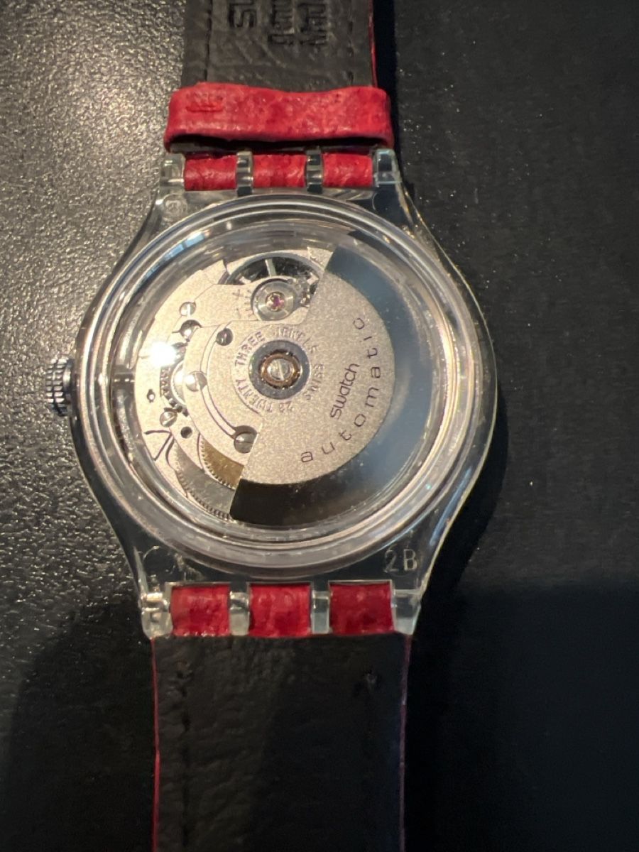 Swatch Orologi: Swatch Automatic (SAK101) Red Ahead – Nuovo e nell'imballaggio originale da Künten venduto da Spike17 2