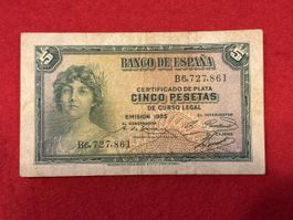 Billet Espagne 🇪🇸 1935