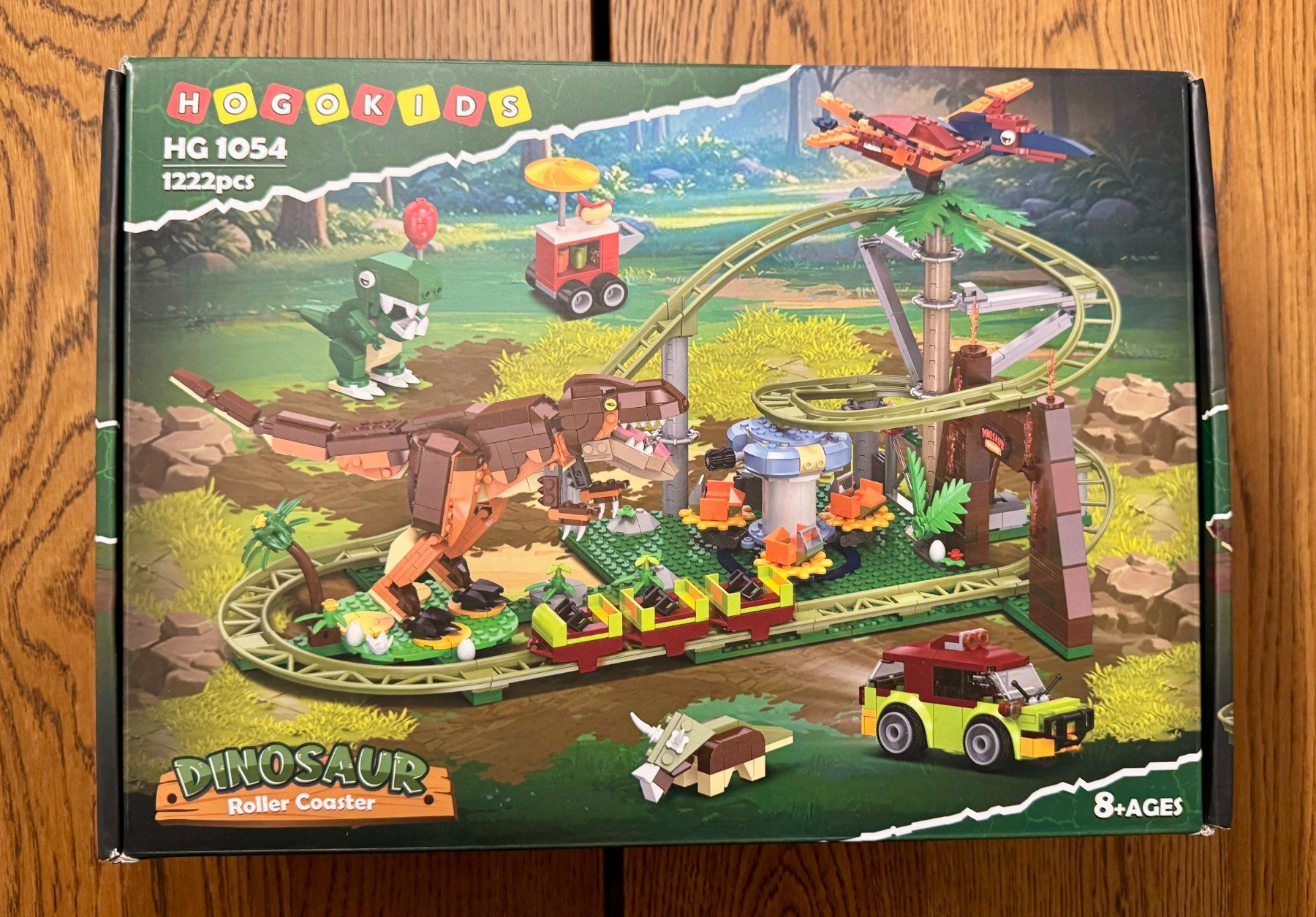 Kit di costruzioni: HOGOKIDS 1054 Dinosaurier Achterbahn 1222 Teile – Nuovo e nell'imballaggio originale da Rechthalten venduto da hosme_be 1