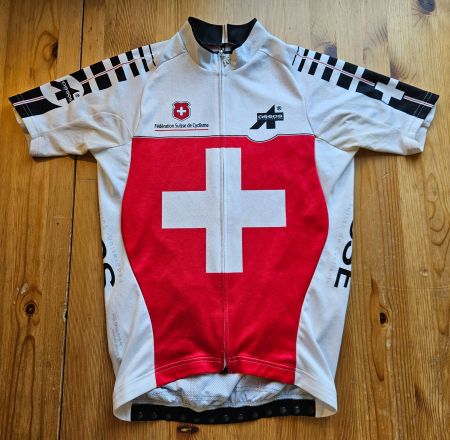 Radtrikot Assos Schweiz Gr. S Velo Radsport Trikot Fahrrad