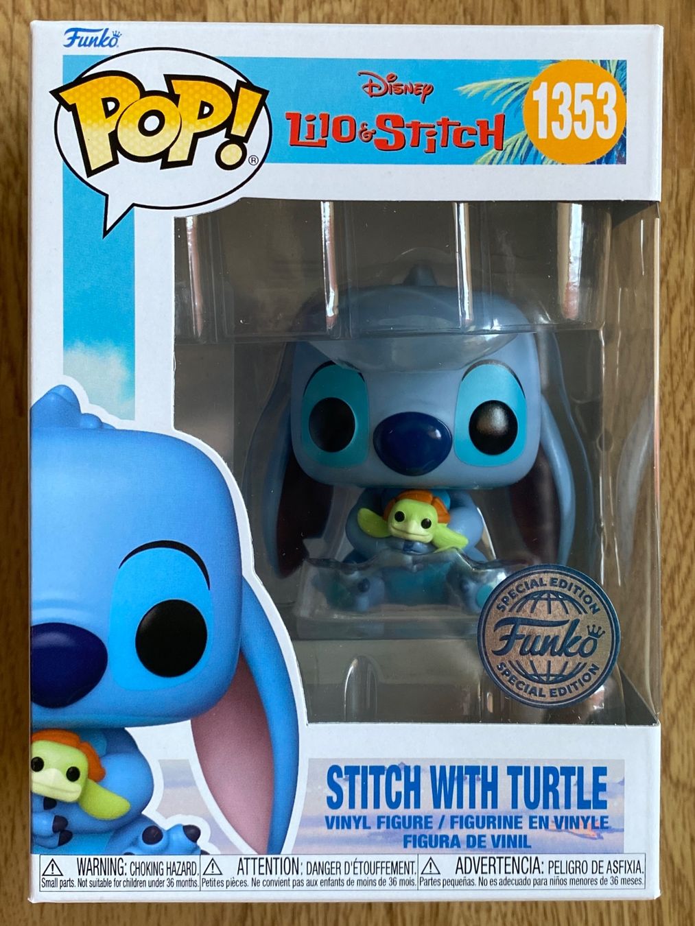Funko Statuette: Funko Pop! Disney Stitch with Turtle – Nuovo e nell'imballaggio originale da Rafz venduto da SaintCruz