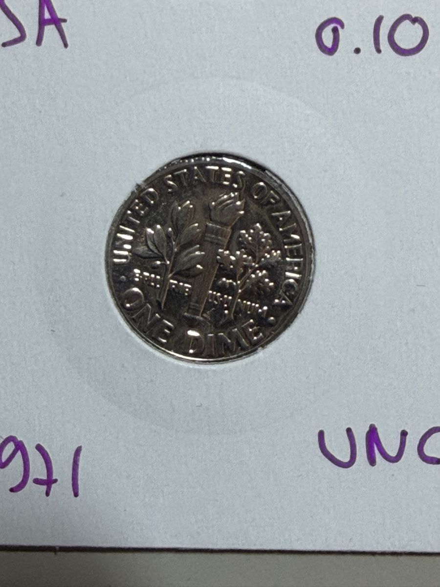 Tutti le monete: USA - 10 cents - 1971 - Unc  – Nuovo (secondo la descrizione) da Payerne venduto da Mike1682