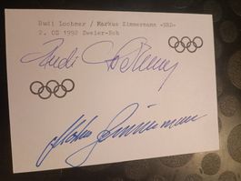2er Bob Lochner & Zimmermann -  handsigniert