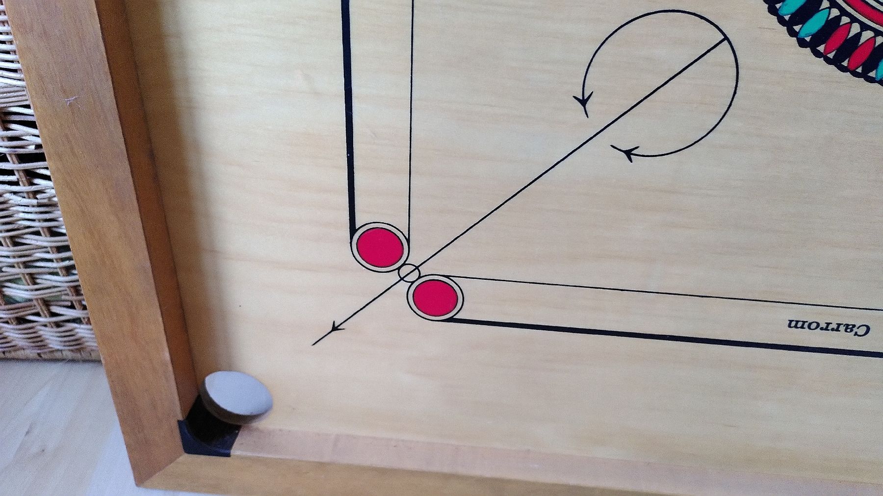 Spiele: Carrom Brettspiel – Gebraucht aus Willerzell von Evolve 3