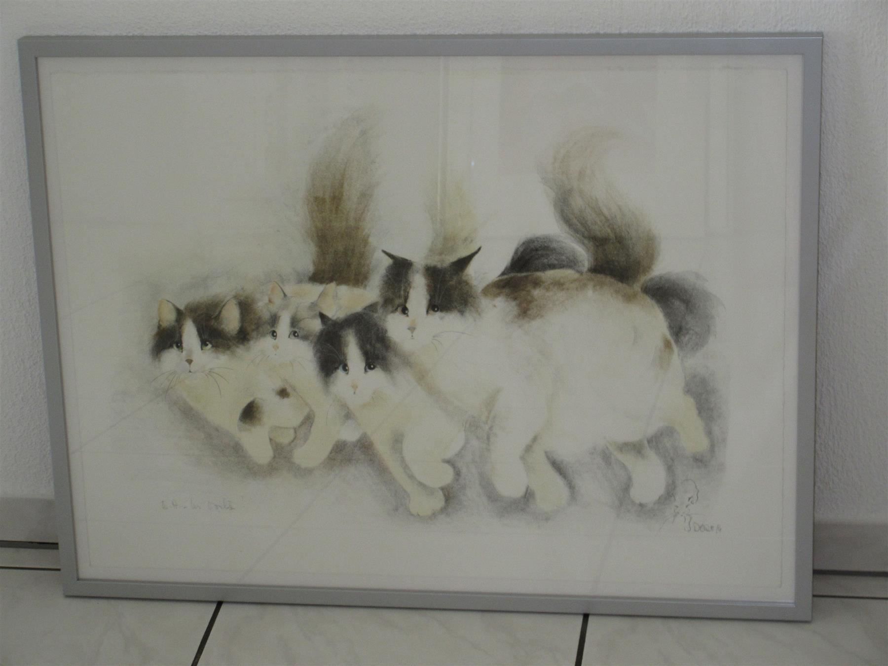 Grafiken & Lithographien: Dede Moser Orig.-Lithographie LES VOILA – Neu (gemäss Beschreibung) aus Weinfelden von Kunst2010
