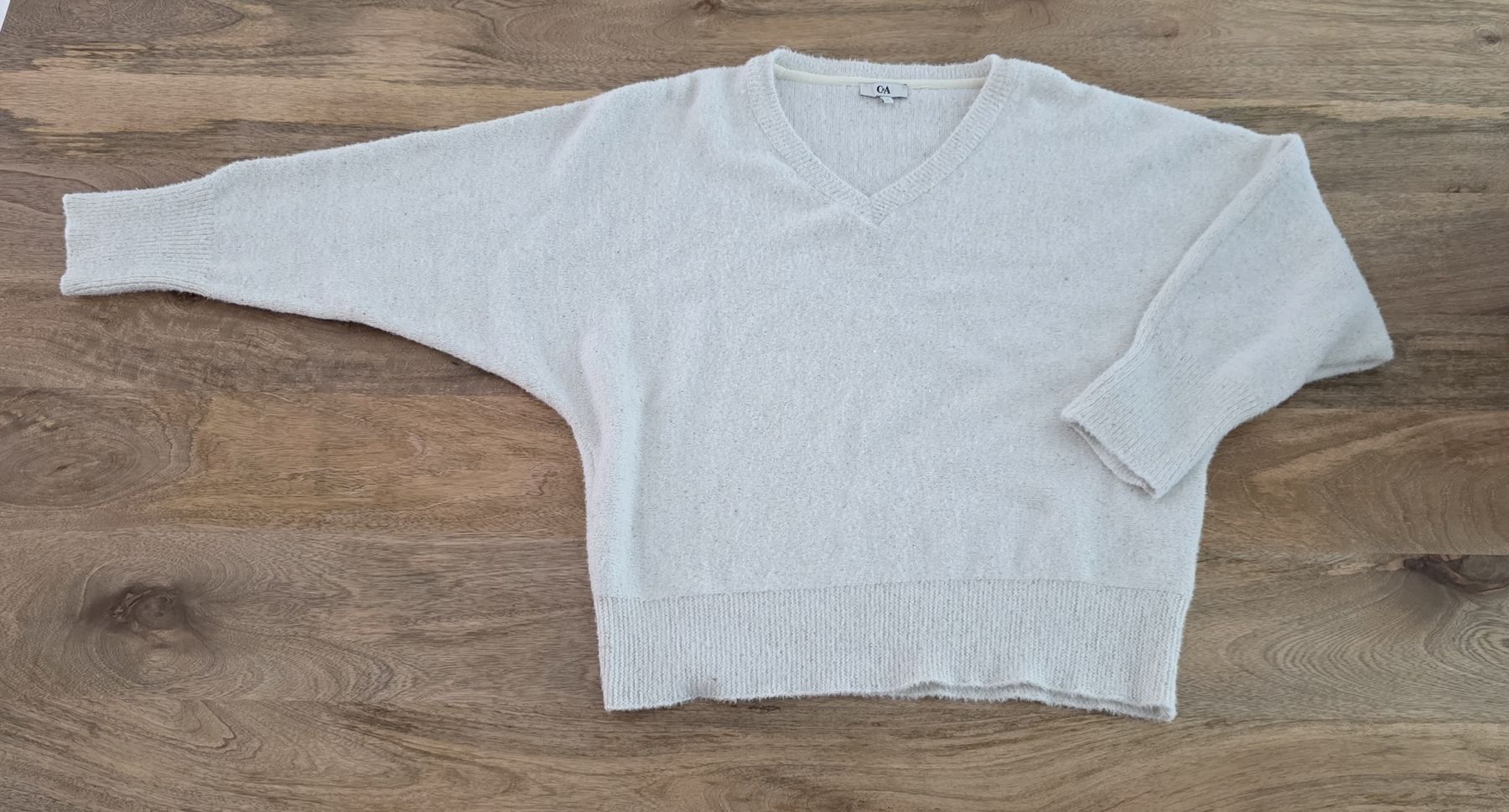C&A Maglioni & Felpe: Pullover  weiss mit Glitzer Grösse XL neuwertig – Usato da Rheinsulz venduto da Gilea 5