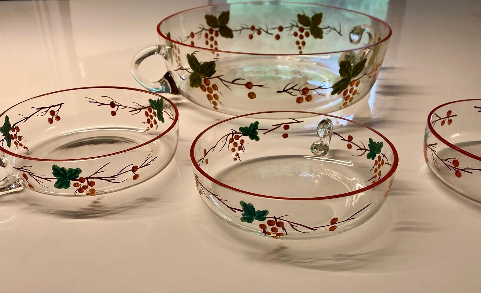 Ciotole:  Dessertschalen-Set Glas mit Griff – Usato da Krauchthal venduto da SamsPuce 6