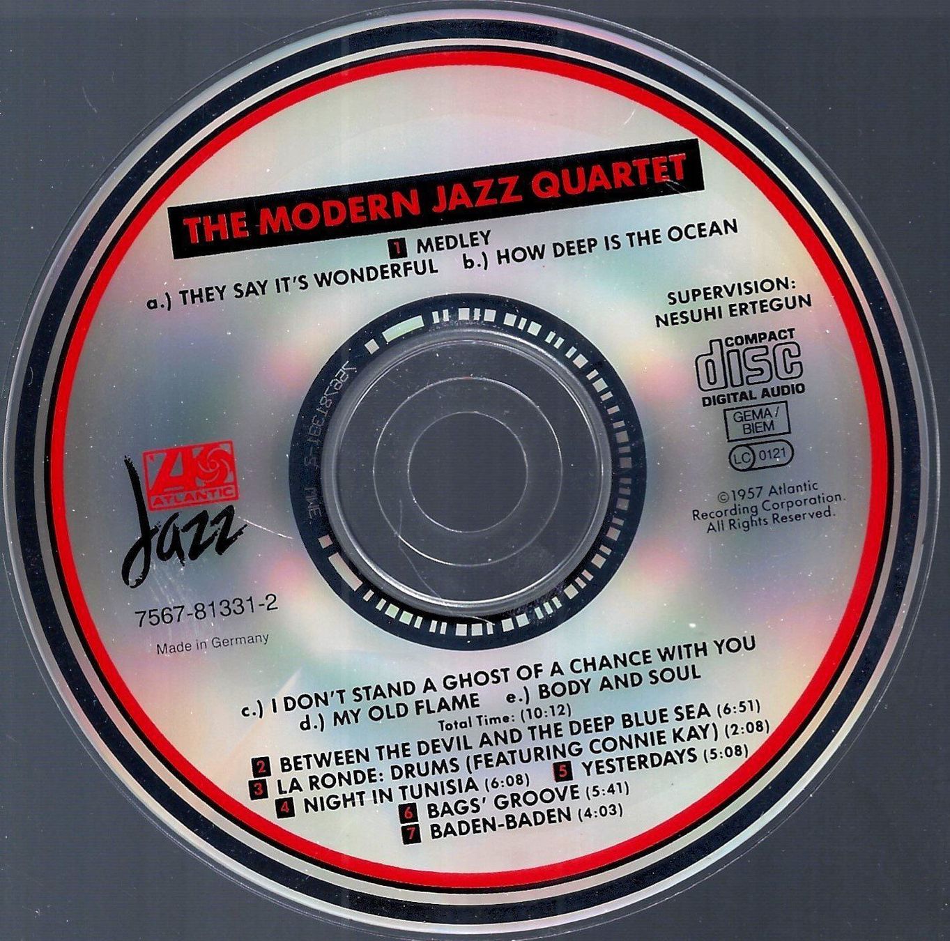 CDs: Modern Jazz Quartet SAME Connie Kay John Lewis Cool Jazz CD – Gebraucht aus Kandergrund von Sososo 4