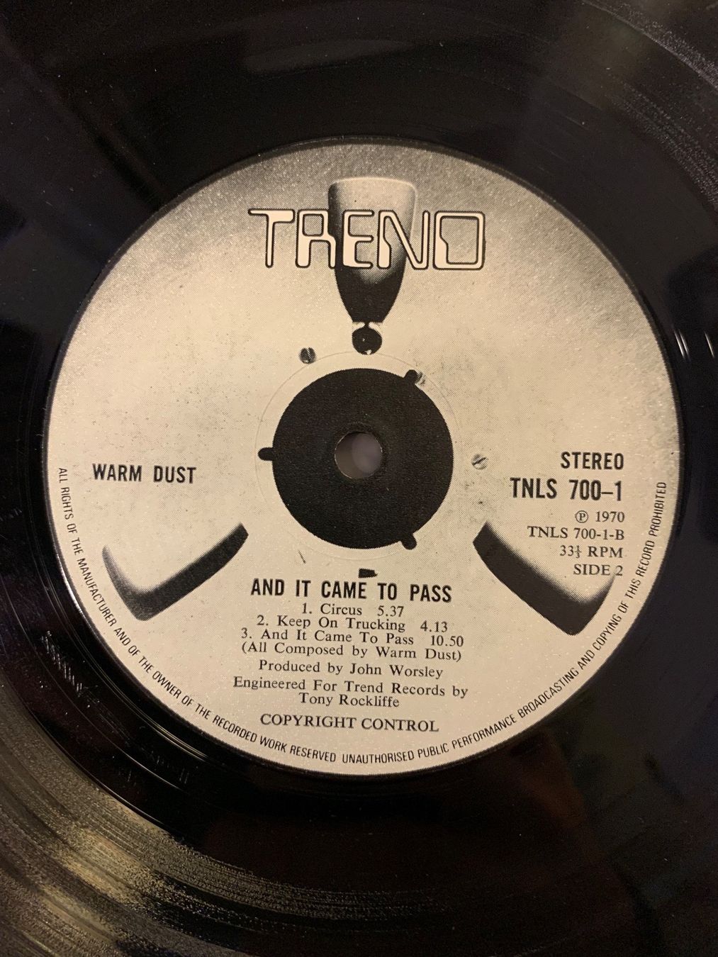 Schallplatten: Warm Dust - And It came To Pass – Gebraucht aus Aesch BL von BlueMusicRecords 4