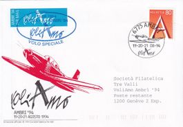 Flugmeeting Ambri '94 Sonderflug Ambri - Lugano - Genf 1994
