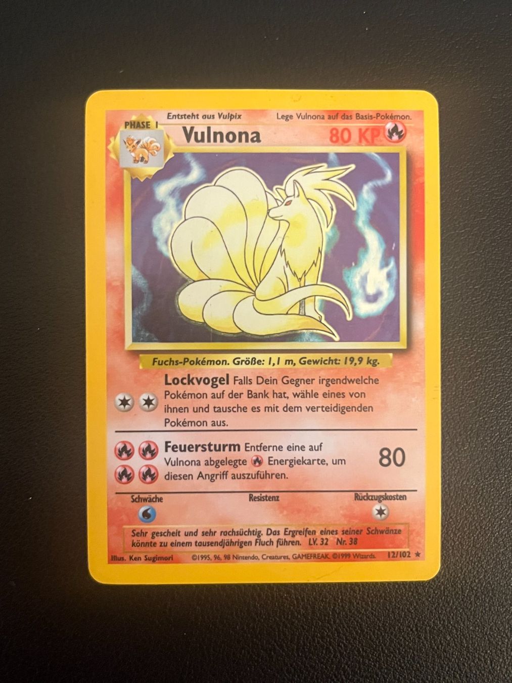 Pokémon Cartes à collectionner: Pokemon Vulnova Holo – D'occasion à Zollikerberg par Guido175