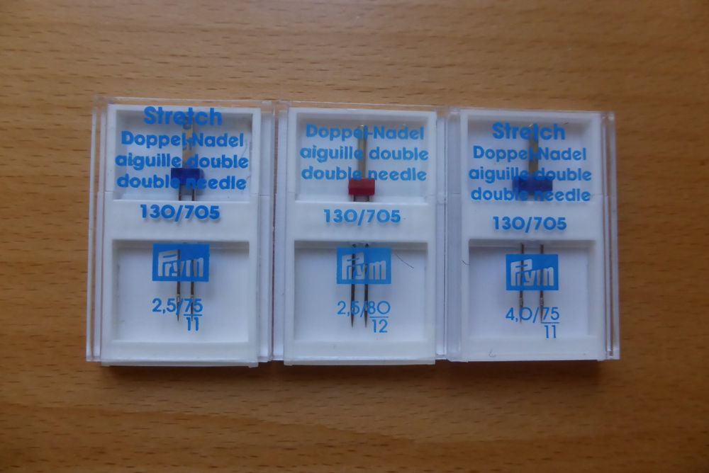 9 X Nähmaschinen Doppelnadeln – Inkl. Rillenzieh Produktbild-Vorschau 9