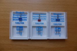 Prym - Nähmaschinen - Doppelnadeln - 3 Stück ein Preis