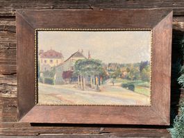 Tableau Peinture Gemälde Café A. PONCI signiert