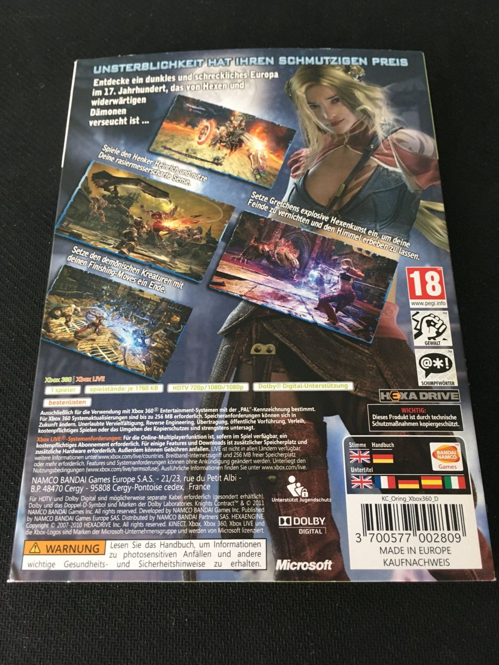 Microsoft Giochi: Knights Contract für Xbox 360 – Usato da St.Gallen venduto da sjosjo 2