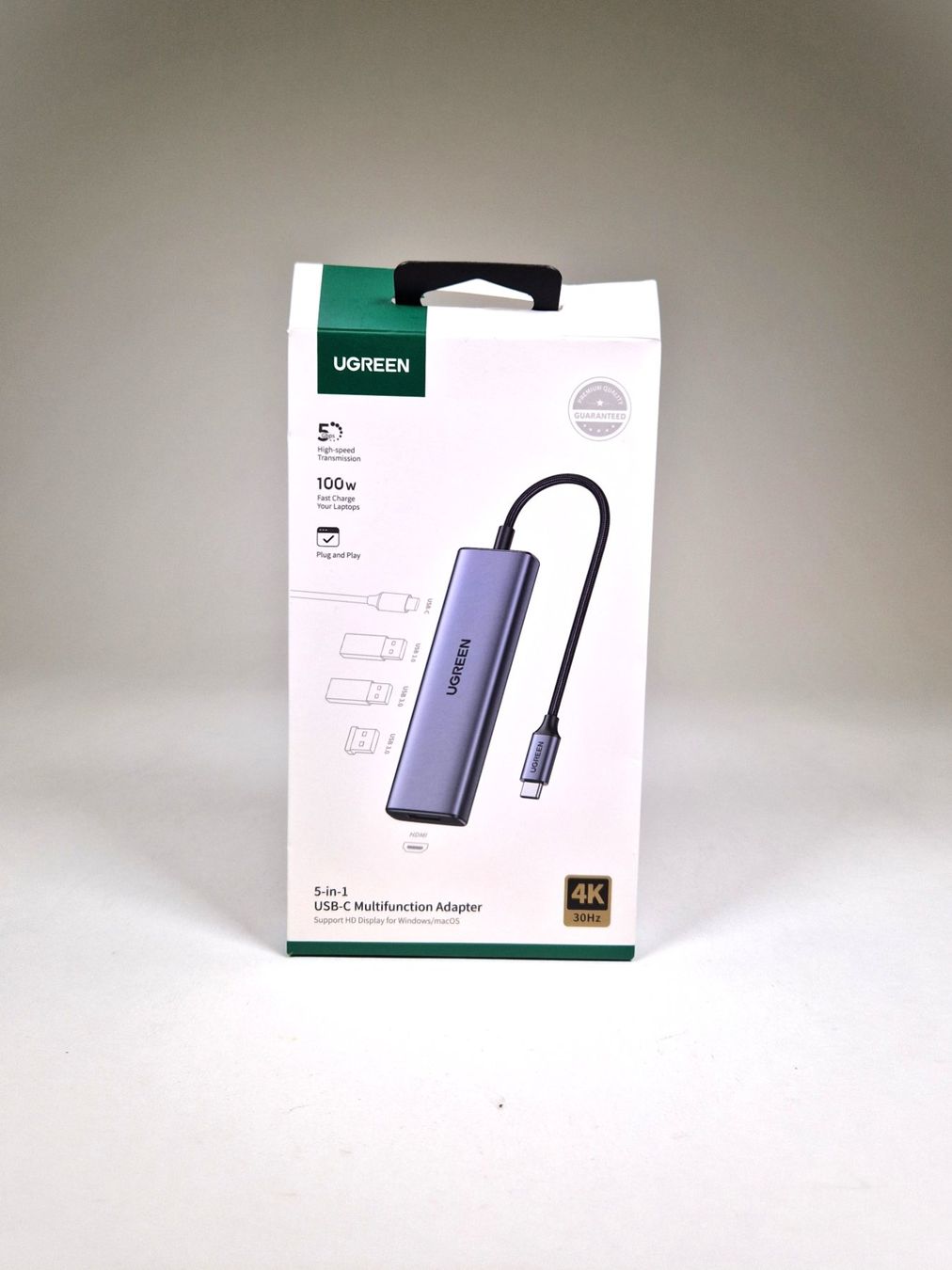 Ugreen Unità & Adattatore: UGREEN 5-in-1 USB-C Multifunction Adapter – Usato da Zollikofen venduto da Restwert_Zollikofen 1