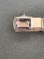 antiker 835/830 Silber lila rosa Besatz Rg54, klassisch