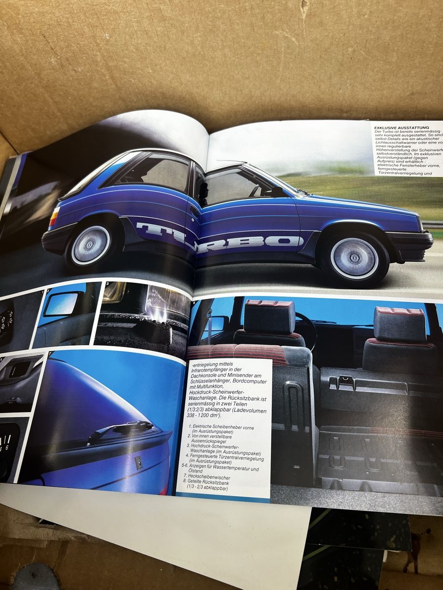 Renault Documenti: Alter Renault 11 Turbo Prospekt Deutsch – Usato da Wettingen venduto da NickInc 4