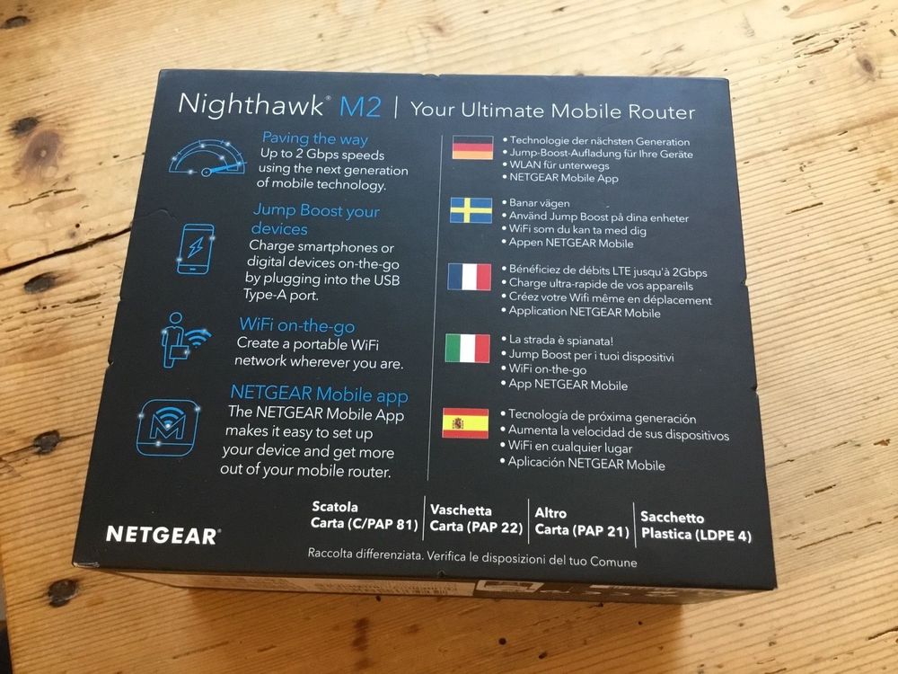 Netgear Nighthawk M2 mobile LTE Router (MR2100) neu 4