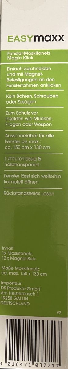 Sonstiges für Haushalt & Wohnen: 2 Fenster-Moskitonetz Mückengitter – Neu (gemäss Beschreibung) aus Rüttenen von Piru78 3