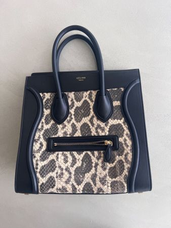 Wunderschöne CELINE Luggage Python Handtasche ungetragen