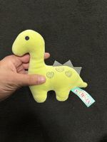 Süsser Soft DINO Stofftier Saurier, gelb!