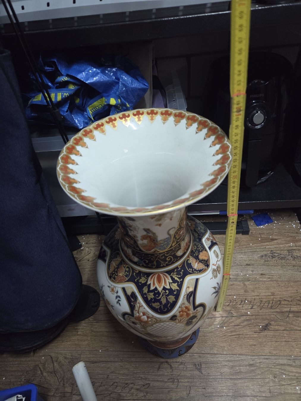 Kaiser Vasi & Recipienti: Kaiser Yokohama Design Vase echt kobalt – Usato da Lufingen venduto da Bribru0 1