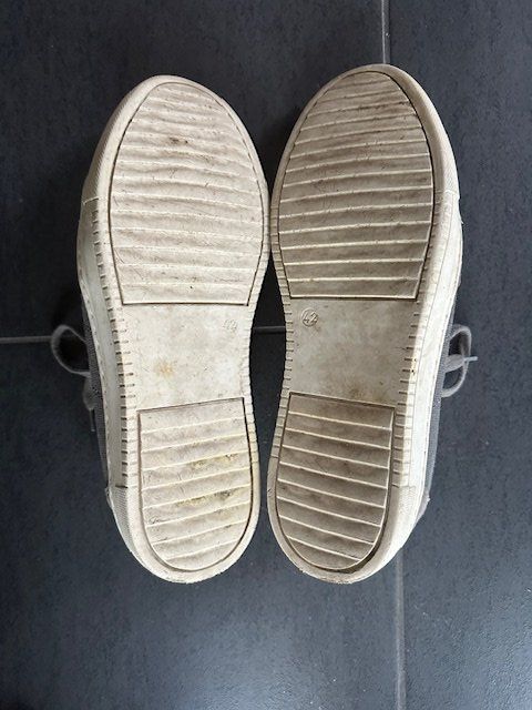 Scarpe da uomo: Herren Schuhe Stoff Grau Gr. 42, – Usato da Feldbach venduto da CDF10 2