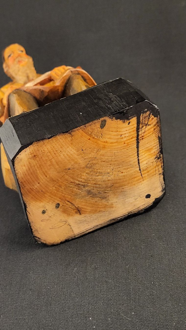 Figurines: Geschnitzte Holz-Figur GEIGENBAUER – D'occasion à Basel par spinne02 8