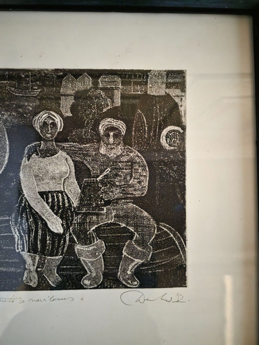 Foto & Immagini: Bild Lithografie Holzschnitt signiert – Usato da Walterswil BE venduto da Lonitti 7
