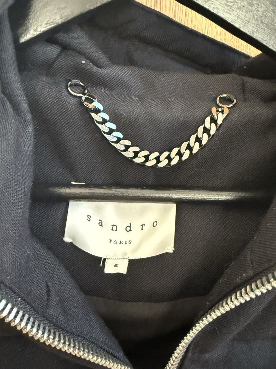 Sandro Vestes: Sandro Paris Men Blue Wool-Blend Puffer Jacket – D'occasion à Horgen par IRG_88 3