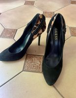 Escarpins noir Guess léopard talon haut NEW T36