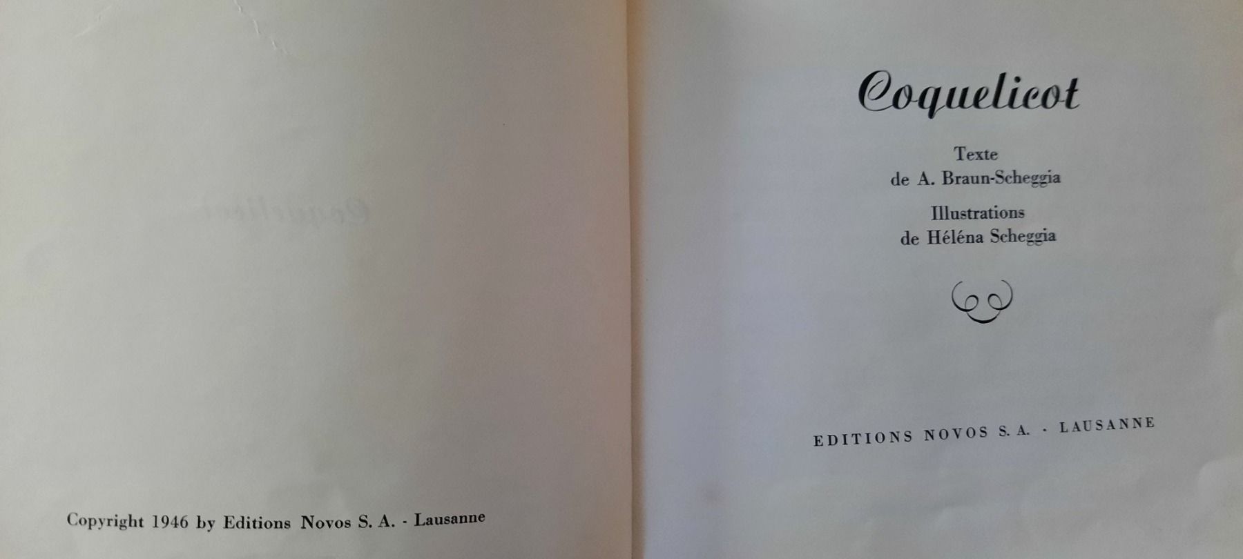 Libri: Coquelicot, 1946 – Usato da Dorénaz venduto da DaWiiD 1