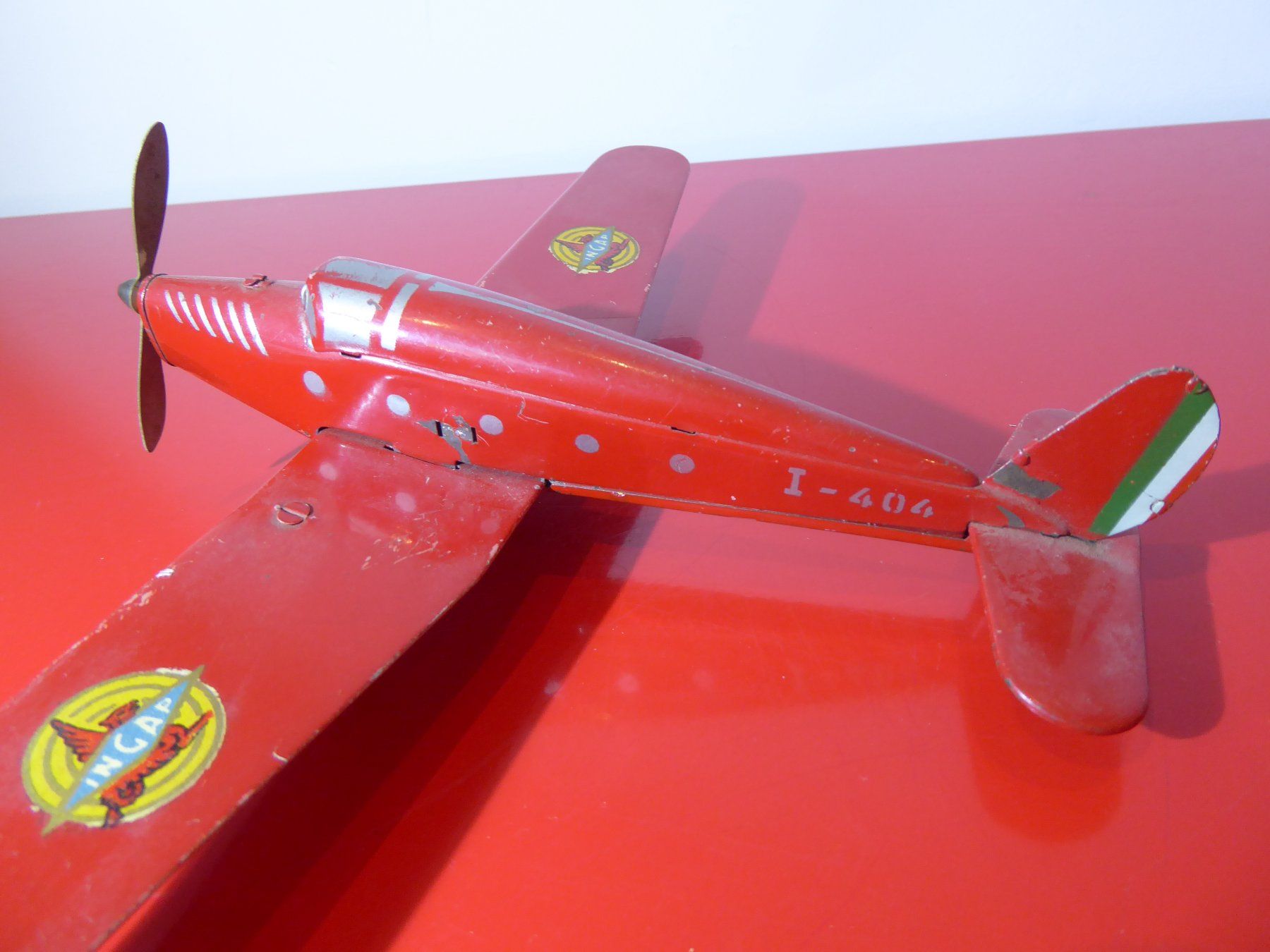 Modellbausätze & Standmodelle: Original Blechflugzeug Fa."Ingap" Italien 1940 – Gebraucht aus Aarau von didi512 7