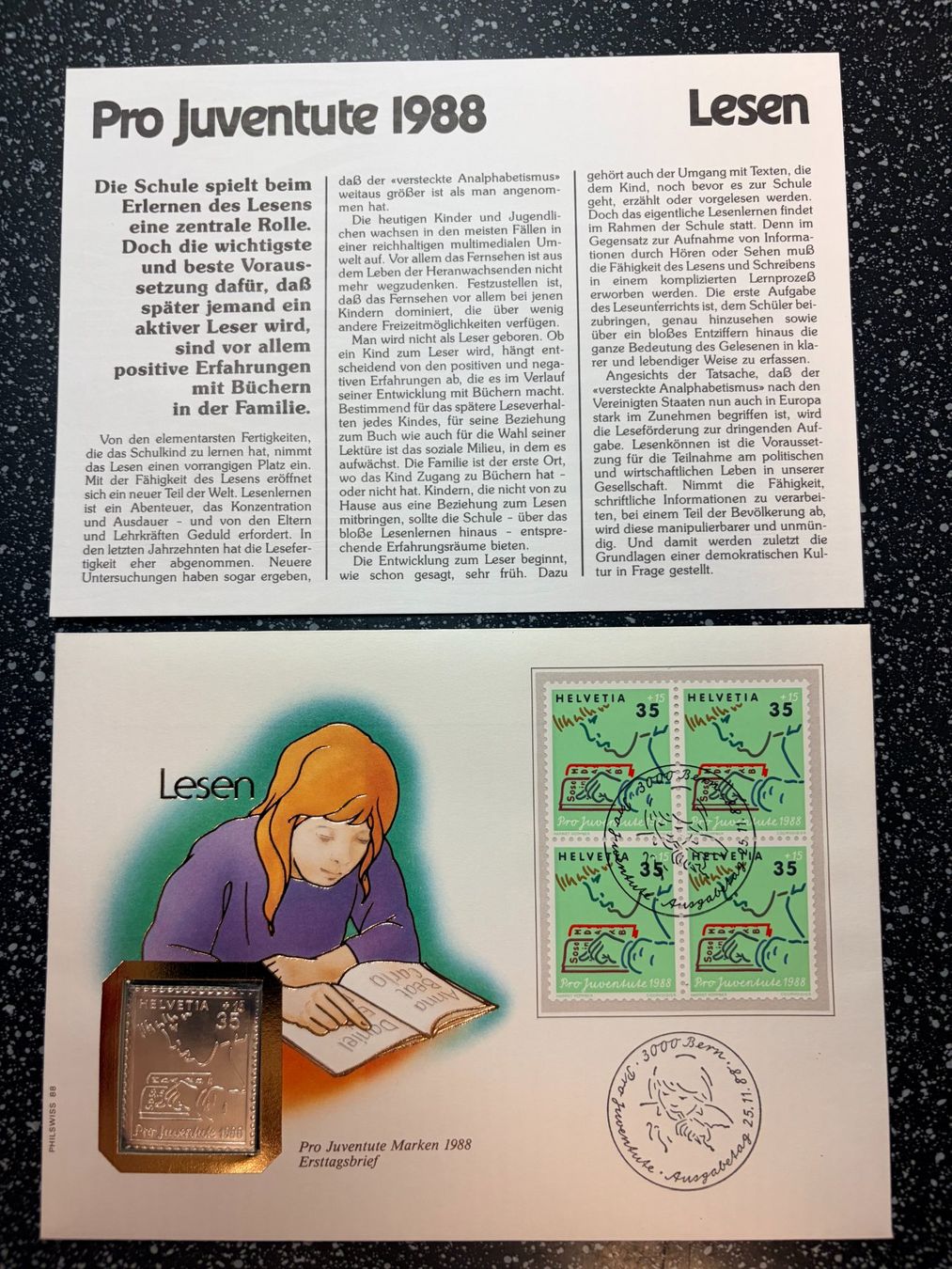 Alle Briefmarken: Silber 999.9/1000 Numisbrief Lesen - 10 Gramm – Gebraucht aus Gams von Rhi-Taler