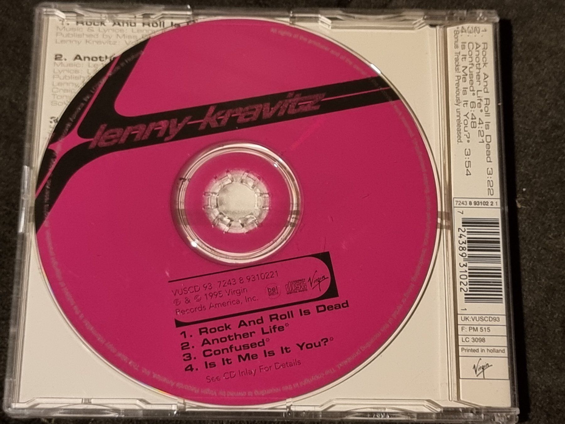 CD: Lenny Kravitz : Rock And Roll Is Dead CD Single – Usato da Villigen venduto da Tschachtlan 1