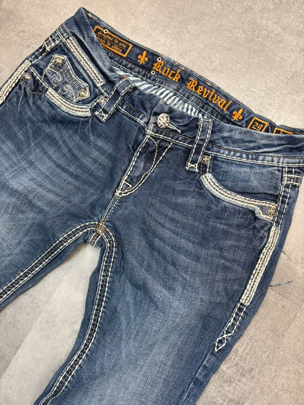 Jeans: Rock Revival Bootcut Flared Jeans - Grösse L/29 – Usato da Werdenberg venduto da hase.vintage 3