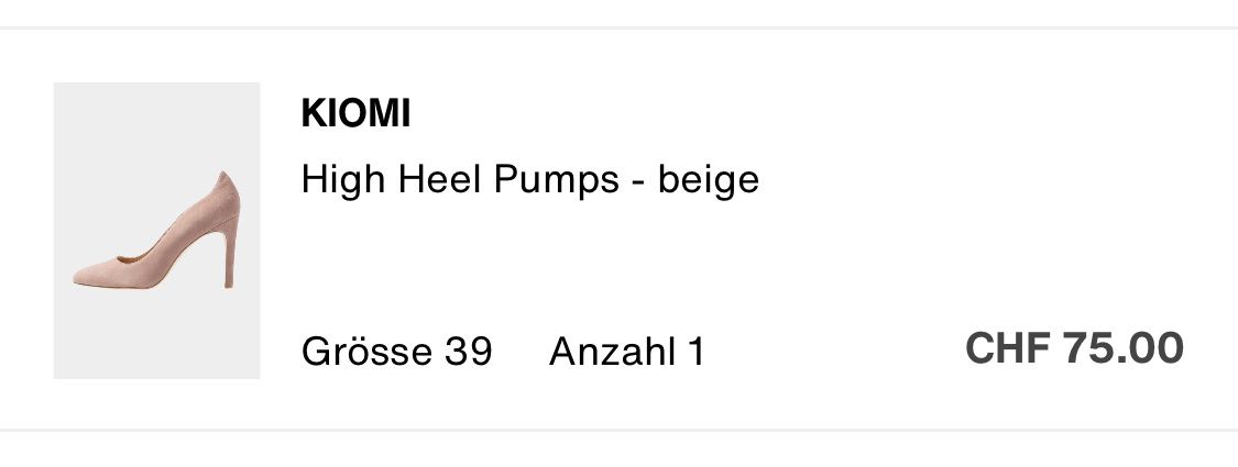 Scarpe da donna: KIOIMI High Heels Gr. 39, Wildleder, beige – Usato da Muensingen venduto da drleevsy 5